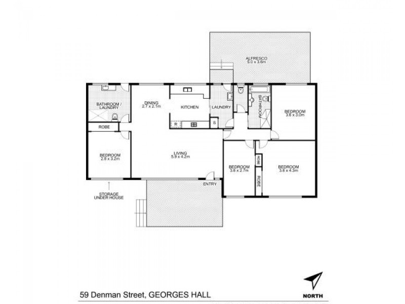 59 Denman Road, Georges Hall NSW 2198 Floorplan